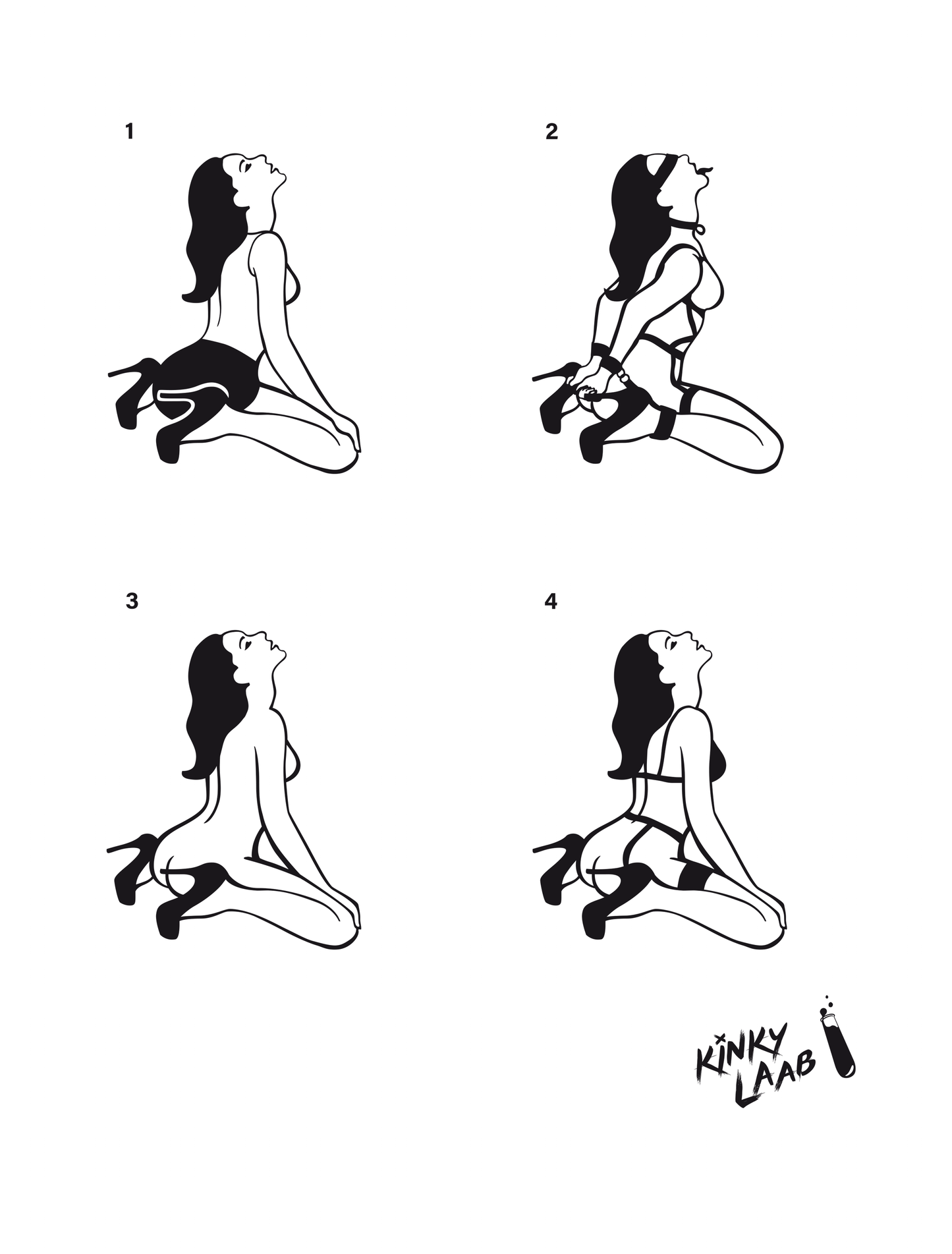 02. ON HER KNEES - White!