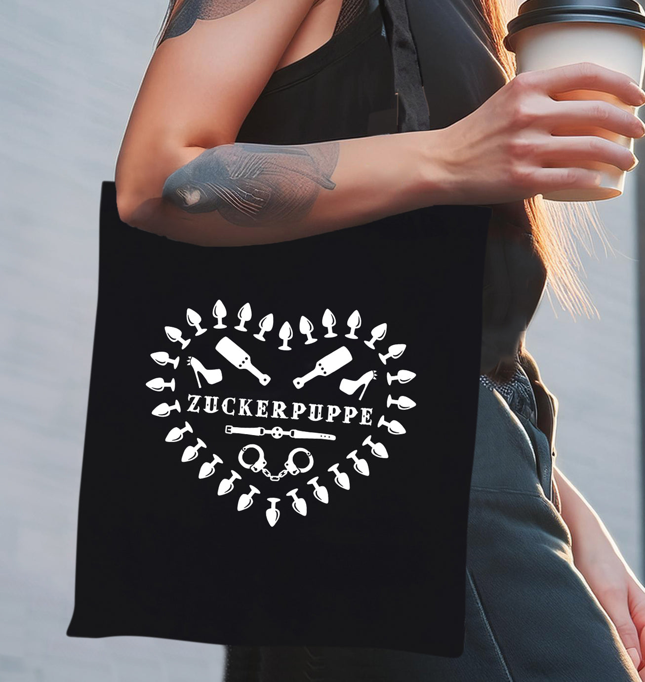 KINKY LAAB ZUCKERPUPPE TOTE BAG