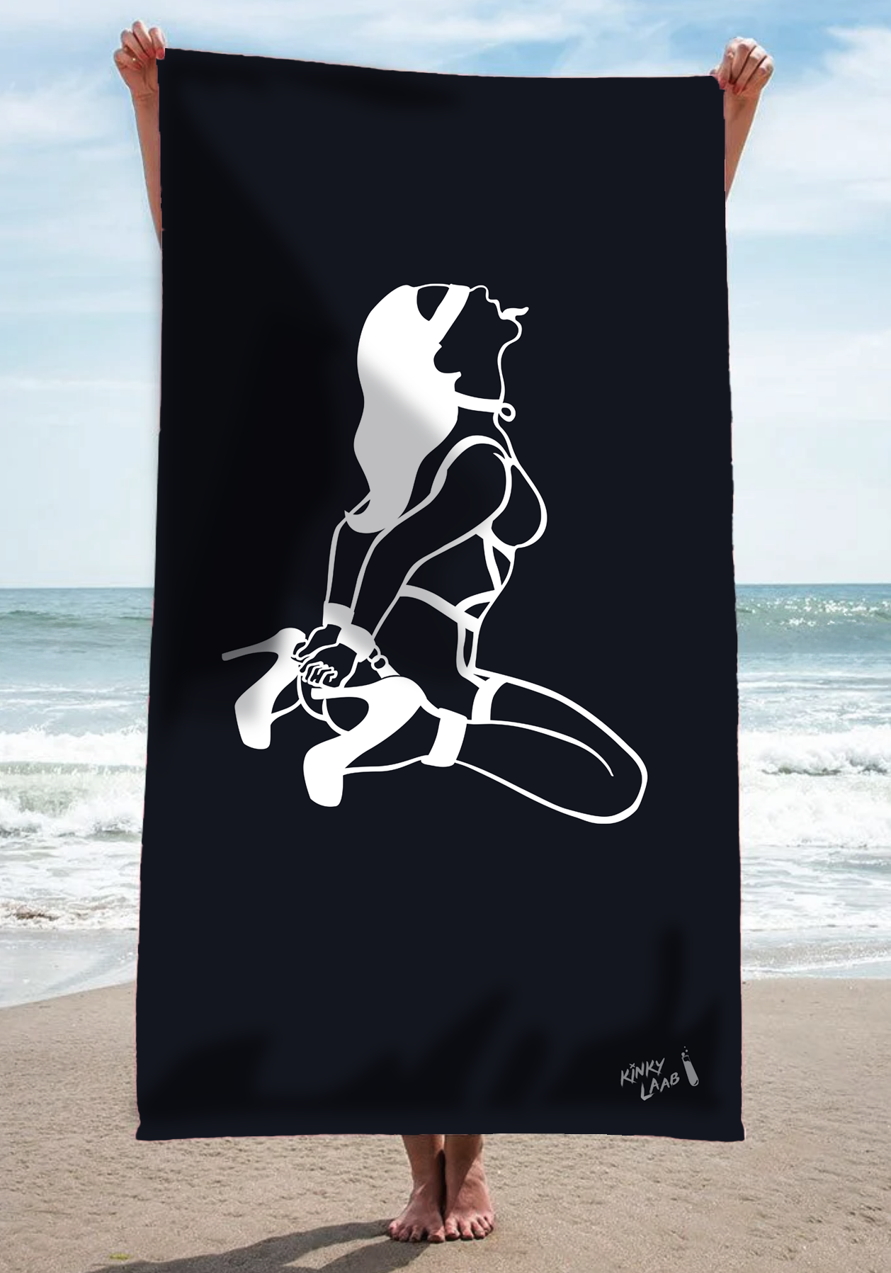 KINKY LAAB Riesen-Badetuch 01