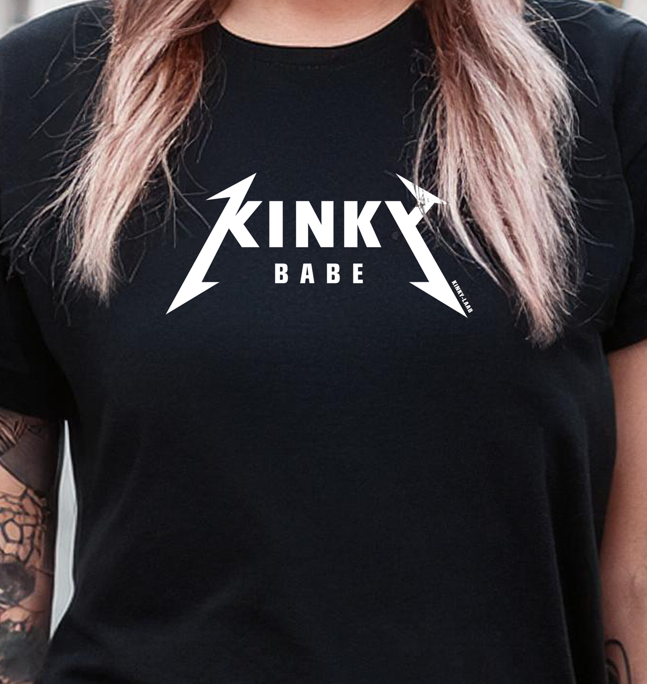 KINKY Metal T-shirt Personalisiert